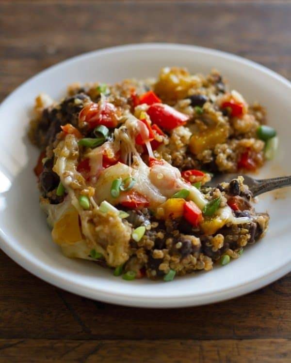 Quinoa Black Bean Casserole.