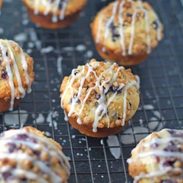 A picture of Cornmeal Blueberry Muffins