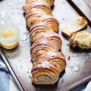 Homemade Cinnamon Roll Pull Apart Bread - simple, pretty, and totally irresistible. | pinchofyum.com