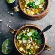 Mushroom Poblano Posole Verde