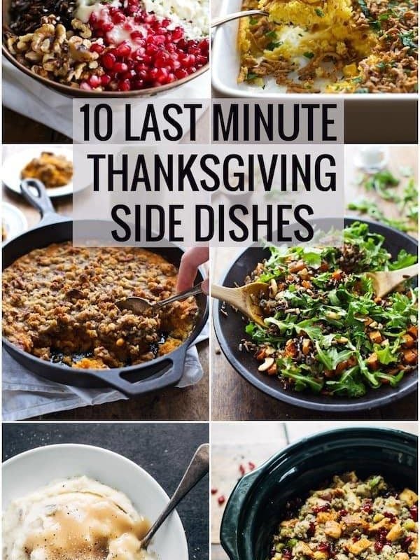 Ten Last Minute Thanksgiving Side Dishes
